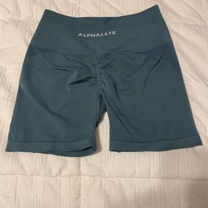 Small pier blue alphalete amplify shorts 4.5”